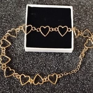 Choker Style Heart Necklace